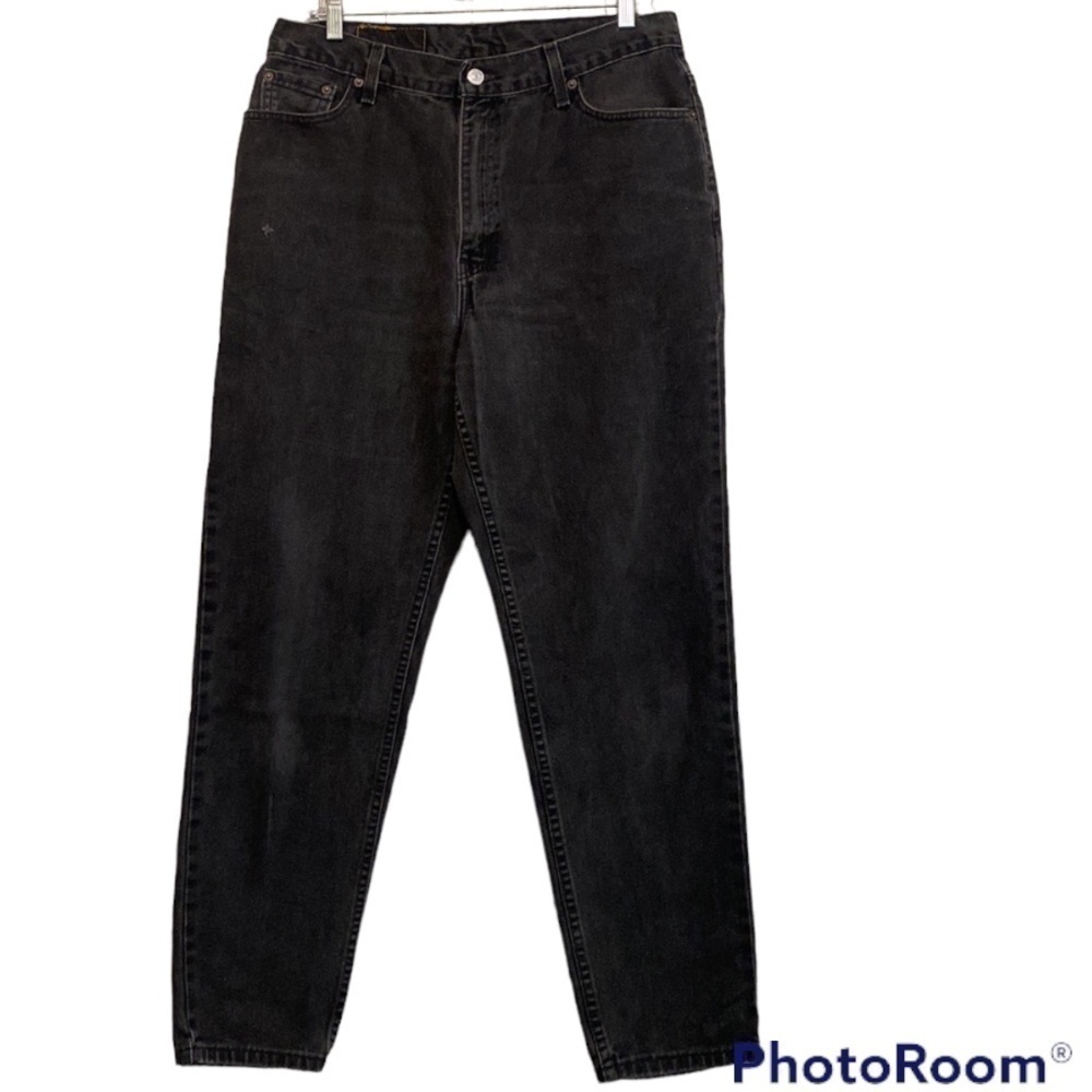 Vintage Levi’s 512 Women’s Black Made in the USA Jeans | Size 16/32 | Mom Jeans
